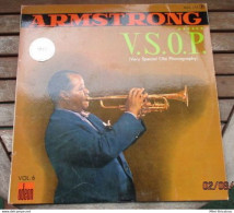 Suite Décés : Coté 20 Euros !! 33T 30 Cm GRAND PRIX JAZZ HOT 1962 Louis Armstrong ‎– V.S.O.P (Very Special Old - Jazz