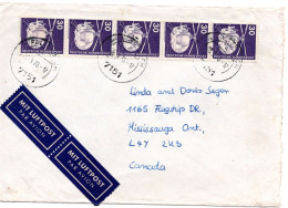 65031 - Bund - 1976 - 5@30Pfg I&T A LpBf AFFALTERBACH -> Mississauga, ON (Canada) - Lettres & Documents