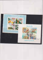 NORVEGE-BF-2 BLOCS-JOURNEE DU TP-OB 1987-1988- - Blocks & Sheetlets