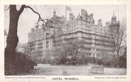 ANGLETERRE - London - Hotel Russel - Carte Postale Ancienne - Autres & Non Classés