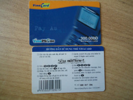 VIETNAM  USED CARDS     PREPAID  CARDS UNITS 300.000 - Viêt-Nam