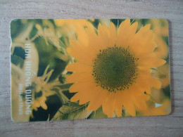 VIETNAM  USED CARDS  FLOWERS  HELIANTHUS - Viêt-Nam