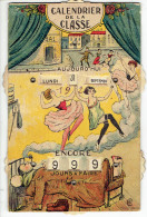 Carte Fantaisie A Systeme  Calendrier De La Classe  Soldat Danseuses Militaria   CEKO - Umoristiche