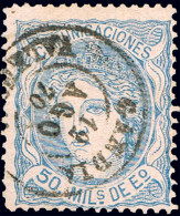Valencia - Edi O 107 - 50milm. - Mat Fech. Tp.II "Gandía" - Used Stamps