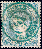 Valencia - Edi O 107 - 50milm. - Mat Fech. Tp.II Azul "Sagunto" - Used Stamps