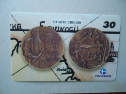 BRAZIL USED CARDS COINS - Brasilien