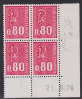 FRANCE N° 1816** MARIANNE DE BEQUET COIN DATE 21/5/76 - 1970-1979
