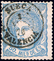 Valencia - Edi O 107 - 50milm. - Mat Fech. Tp.II "Sueca" - Used Stamps