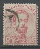 Espagne - Spain - Spanien 1872-73 Y&T N°117 - Michel N°121 (o) - 5c Amédée 1er - Usati