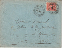 Lettre En Franchise FM 6 Oblitération 1931 Fauville En Caux (76) - Sellos De Franquicias Militares