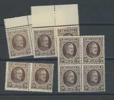 196  20c **/*.  Nuances Couleurs  Kleuren Farben     Cote  -€  ? - 1922-1927 Houyoux