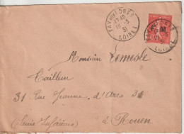 Lettre En Franchise FM 6 Oblitération 1931 Fay Aux Loges (45) - Sellos De Franquicias Militares
