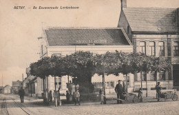 1 Oude Postkaart   Rethy Retie  De Eeuwenoude Lindenboom  Hotel De Keizer 1914 - Retie