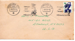 65068 - Bund - 1973 - 70Pfg Unfall EF A Bf MUENCHEN - ... -> Elmhurst, NY (USA) - Lettres & Documents