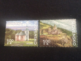 2023 Pofis 788/789 ** SK - Arménie Monastère De Tatev Et église Saint Georges De Nitrianska Blatnica - Unused Stamps