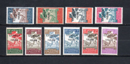 Walis Y Futuna   1930  .-   Y&T  Nº   11/17-21/23    Taxa - Timbres-taxe