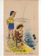 Roger LEVASSEUR Et D'un Sans Ticket, Enfant Pechant Une Chaussure, Peche A La Ligne - Levasseur, Roger