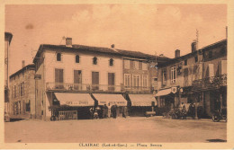 Clairac * Place Serres * Café Des Sports * Boucherie * Villageois - Autres & Non Classés