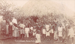 Océanie - Fidji - Native House, SUVA, Fiji - Carte-Photo, écrit (voir Les 2 Scans) - Figi