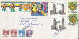 Denmark Cover 12-12-1996 With A Lot Af Stamps And Christmas Seals - Cartas & Documentos