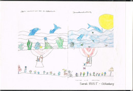 ILL 7 - CPM Rêves D'enfants Pour Le 3e Millénaire Dessin De Sarah Rost - Bandes Dessinées