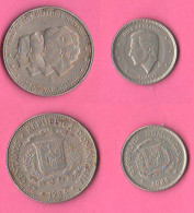 Dominicana 10 + 25 Centavos 1984 Duarte + Mirabel Sisters South America Sudamerica Typological - Dominicaine