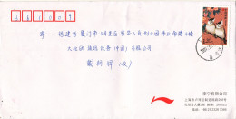 China Cover Sent 27-8-2009 Single Franked - Lettres & Documents