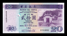 Macao Macau 20 Patacas BDC 1996 Pick 91 Sc Unc - Macau