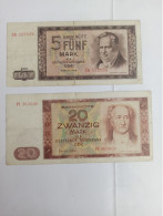 Billets Allemagne De L'Est RDA  DDR - Collezioni