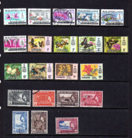 Penang (1957-79)  -  Flore - Papillons - Elizabeth II - Obliteres  - 4 Ex. Neufs* - Penang