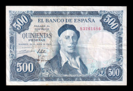 España 500 Pesetas Ignacio Zuloaga 1954 Pick 148 Mbc Vf - 500 Peseten