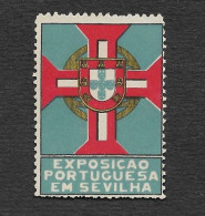 Portugal Vignette Exposition De 1929 Séville Espagne España Cinderella Sevilla Spain Expo 1929 - Local Post Stamps