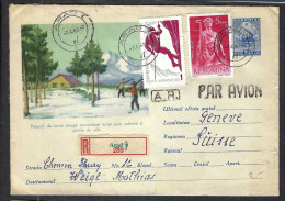 POLOGNE 1962: LSC Rec. P.A. De Arad Pour Genève - Covers & Documents