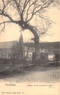 BELGIQUE - Houffalize - L'église Vue De La Route De Liège - Carte Postale Ancienne - Sonstige & Ohne Zuordnung