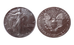 USA 1 $ SILVER EAGLE 1987 - 1 ONCIA IN ARGENTO - Andere & Zonder Classificatie