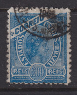 1900 Brasilien, Mi:BR 144, Sn:BR 161, Yt:BR 118,blue Line Around The "Efigie", Blaue Linie Um Das Porträt, Allegory - Oblitérés