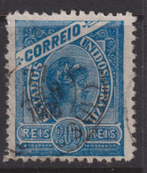 1900 Brasilien, Mi:BR 144, Sn:BR 161, Yt:BR 118,blue Line Around The "Efigie", Blaue Linie Um Das Porträt, Allegory - Usados