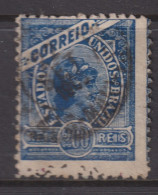 1900 Brasilien, Mi:BR 144, Sn:BR 161, Yt:BR 118,blue Line Around The "Efigie", Blaue Linie Um Das Porträt, Allegory - Usati