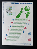 France 2010 Document Philatélique Officiel YT N°RP1 Réponse Payée Football Fußball FIFA World Cup Soccer Recto-verso - Postdokumente