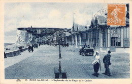 FRANCE - 80 - Mers Les Bains - L'esplanade De La Plage Et Le Casino - Carte Postale Ancienne - Mers Les Bains