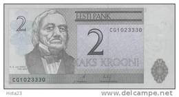 2006 Estonia 2 Kroon Banknote.Crisp UNC.Tartu Universit - Estonie