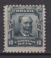 1915 Brasilien,* Mi:BR 163, Sn:BR 174, Yt:BR 128,  Aristides Lobo - Ongebruikt