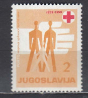 Yugoslavia 1959 - Red Cross, Mi-Nr. Zwa Porto 18, MNH** - Bienfaisance