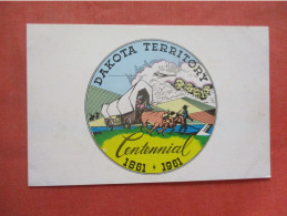 Dakota  Territory Centennial. 1861-1961.  South Dakota       ref 6017 - Other & Unclassified