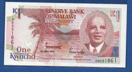 MALAWI - P.23b – 1 Kwacha 01.05.1992 UNC, S/n DB551861 - Malawi