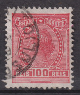 1918 Brasilien, Mi:BR 196, Sn:BR 204, Yt:BR 155(A),  Liberty Head, Allegory Of The Republic And Instructions - Usati