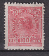 1918 Brasilien, Mi:BR 196, Sn:BR 204, Yt:BR 155(A),  Liberty Head, Allegory Of The Republic And Instructions - Usati