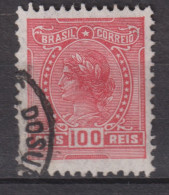 1918 Brasilien, Mi:BR 196, Sn:BR 204, Yt:BR 155(A),  Liberty Head, Allegory Of The Republic And Instructions - Gebraucht