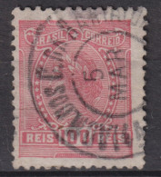 1918 Brasilien, Mi:BR 196, Sn:BR 204, Yt:BR 155(A),  Liberty Head, Allegory Of The Republic And Instructions - Oblitérés