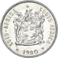 Monnaie, Afrique Du Sud, 20 Cents, 1980 - Afrique Du Sud